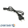 Кабель живлення C7 0.8m 0.5mm2 black Voltronic (PC-184CEE7/16-C7-CCA-1,0)
