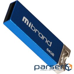 Flash drive MIBRAND Chameleon 64GB Blue (MI2.0/CH64U6U)