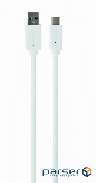Дата кабель USB 3.0 AM to Type-C 1.8m Cablexpert (CCP-USB3-AMCM-6-W)