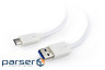 Дата кабель USB 3.0 AM to Type-C 1.8m Cablexpert (CCP-USB3-AMCM-6-W)