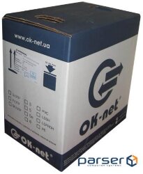 OK-Net cable UTP cat.5e 4 * 2 * 0.51 bay 305m PVC (KPV-VPM 100) (OC-UTP5e-BOX)