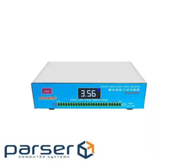 Балансир активный Sunkko BAL-524D 24S Li-ion 4-24S, 5A, індикатор LCD, 3.7-4.2 / 32 / 3.6V, 195&