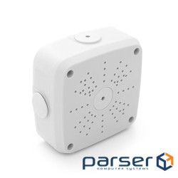 Монтажна коробка для камер CamBoxWD 130х130х50мм біла, пластик. IP-65 (YT30119) . IP-65 (YT30119)