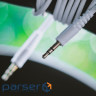 Кабель Xqisit Audio Cable 3.5мм - 3.5мм (M/M), 1.2м , White (4029948026954)
