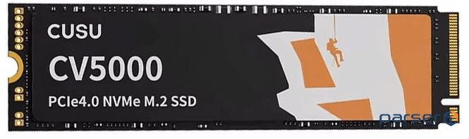 Твердотільний накопичувач SSD 512Gb, CUSU CV5000, PCI-E 4.0 x4, M.2 2280, 3D TLC, 5000/ (KS2G2512DS)