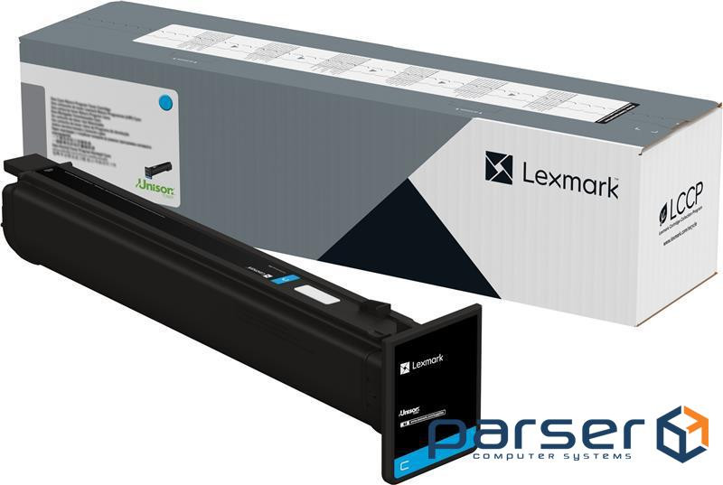 Тонер картридж Xerox | Lexmark CX950/951 Cyan (12 000 стор) (77L91C0)