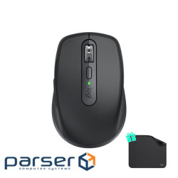Мишка Logitech MX Anywhere 3S for Business Wireless/Bluetooth + Mouse Pad Studio Seri (MX910-006958)