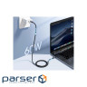 Дата кабель USB-C to USB-C 2.0m PD60W black Choetech (6932112105035)