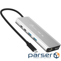 Багатопортовий мультиадаптер J5create JCD403-N, Type-C 6-в-1