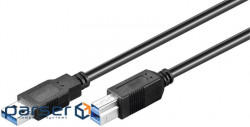 Кабель принтера Goobay USB3.0 A-B M/M 1.0m,3xShielded AWG28 Cu UL-Certyfic. (75.09.5719-1)