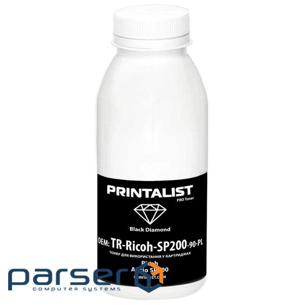 Тонер Ricoh Aficio SP200, 90г Black Printalist (TR-Ricoh-SP200-90-PL)