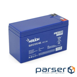 Акумуляторна батарея MERLION ORBUS GLO1272F2 12 V 7.2Ah ( 150 x 65 x 95 (100) Orange (GLO1272F2 GEL)