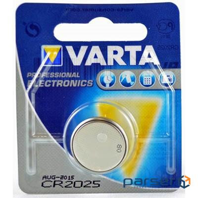 Батарейка Varta CR2025 Lithium (06025101401)
