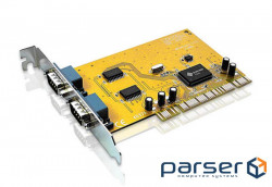 Конвертер 2-портова PCI карта для RS-232, Функція Plug and Play, ATEN. (IC-102S)
