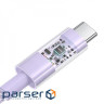 Кабель Baseus Gem Fast-Charging Type-C to Type-C 100W 2m white (P10373000211-01)
