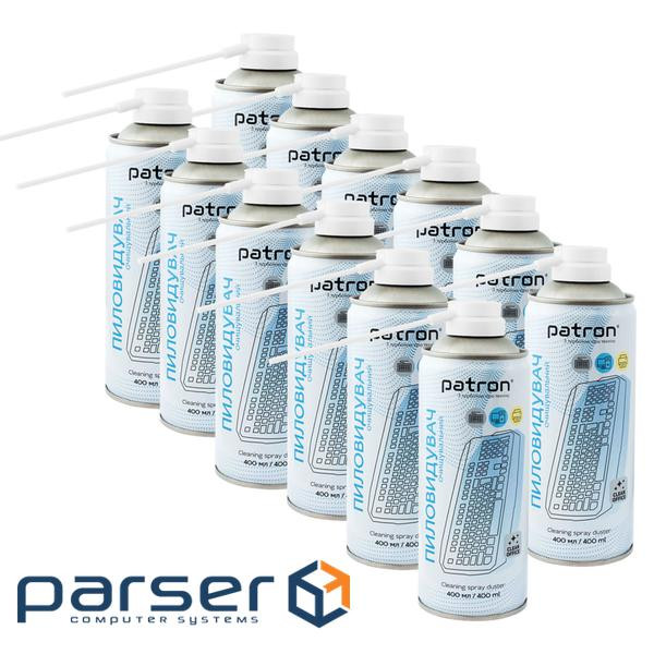 Стиснене повітря для чистки spray duster 400ml*12 Patron (CS-PN-F3-020-10)