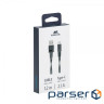 Кабель Type-C/USB 2.0, Rivacase PS6002 BK12