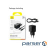 Зарядний пристрій Baseus Palm Fast Charger 1C 20W + Cable 1.0m Type-C 60W black (P10111602113-01)
