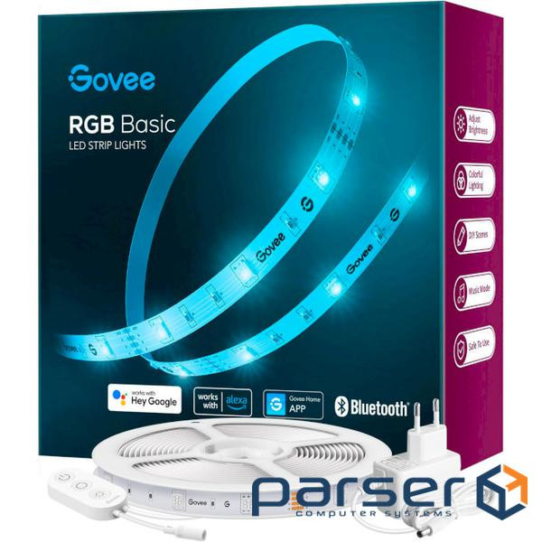 Розумна LED стрічка GOVEE H615A Smart Wi-Fi + Bluetooth LED Strip Lights RGB 5м (H615A3A3)