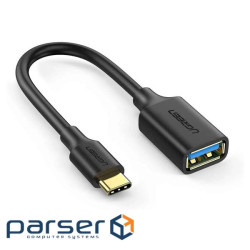 Перехідник OTG USB 3.0 AF to USB-C US154 black Ugreen (30701)