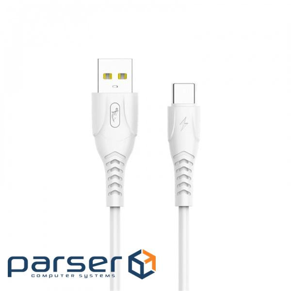 Кабель SkyDolphin S08T USB-USB Type-C (M/M), 1 м , White (SDUSB-000562)