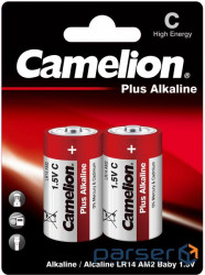 Батарейки Camelion Plus Alkaline C (LR14) 2 шт (C-11100214) (4260033150318)