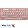 Клавіатура бездротова LOGITECH Pebble Keys 2 K380s Tonal Rose (920-011853)
