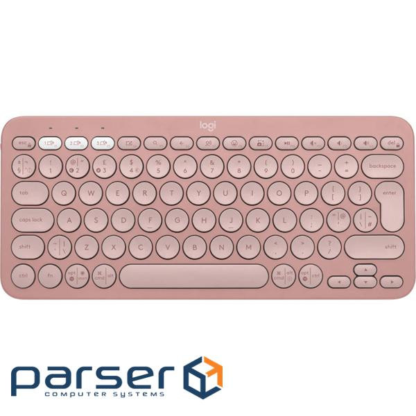 Клавіатура бездротова LOGITECH Pebble Keys 2 K380s Tonal Rose (920-011853)