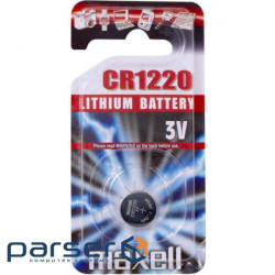 Battery MAXELL Lithium CR1220 (M-11238200) (4902580102982)