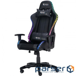 Крісло ігрове Sandberg Commander Gaming Chair RGB 4 клас, 150 кг (640-94) (640-94)