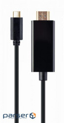 Кабель Cablexpert (A-CM-HDMIM-01) USB Type C - HDMI, 2 м, чорний 