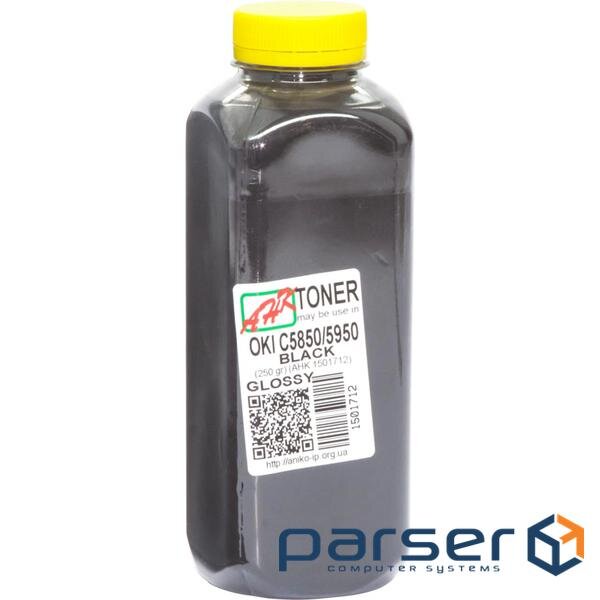 Тонер OKI C5850/5950, 250г Glossy.Black AHK (1501712)