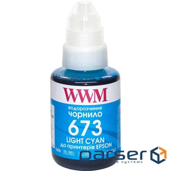 Чорнило WWM Epson L800 140г Cyan (E673C)