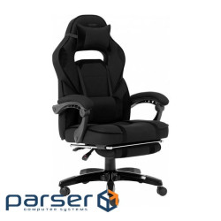 Ігрове крісло GT Racer X-2749-1 Black (X-2749-1 Fabric Black Suede)