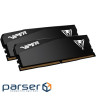 Модуль пам'яті PATRIOT Viper Elite 5 Ultra DDR5 6400MHz 64GB Kit 2x32GB Matte Black (VEU564G6432K)