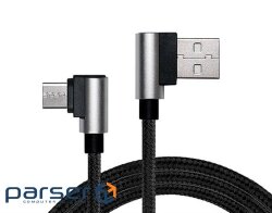 Дата кабель USB 2.0 AM to Type-C 1.0m Premium black REAL-EL (EL123500032)