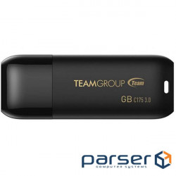 USB накопитель Team C175 32GB 20/ 10 (Pearl Black) plastic (TC175332GB01)