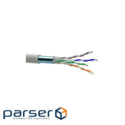 Кабель мережевий OK-Net FTP 305м, cat.6, малодимний (F/UTP-cat.6 LSOH) (КПВонг-HFЭ-ВП (250) 4*2*0,54