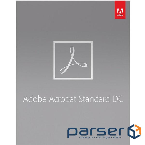 Acrobat Standard DC for teams ALL Windows Multi European Languages Team Licensing (65297920BA01A12)