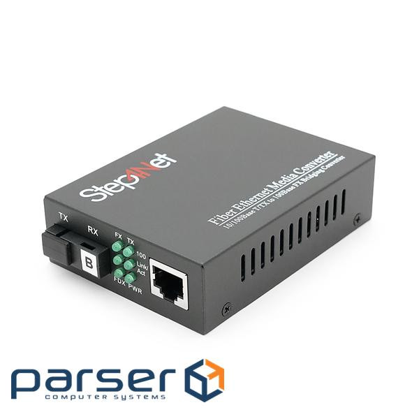 Медіаконвертер Step4Net MC-R-0,1-1SM-1550nm-20-LFP, 1550 WDM одноволоконний Full (MC-R-1550 WDM-LFP)