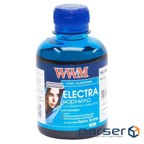 Чорнило WWM ELECTRA для Epson 200г Cyan Водорозчинні універсальні (EU/C)
