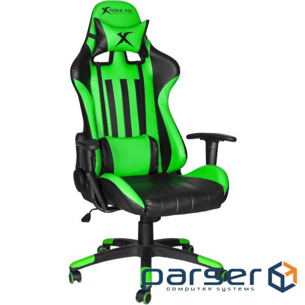 Крісло геймерське XTRIKE ME GC-905 Black/Green (GC-905GN)