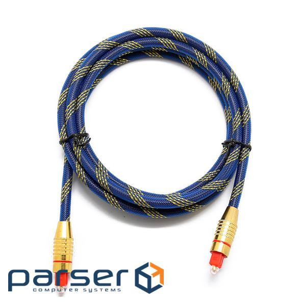 Кабель оптичний цифровий стерео в нейлонової оплетки 2,0m, OD7.0 (мм) (YT-NBODSC-2.0 OD7.0 (мм ))