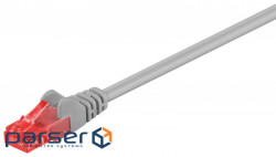 Patch cord unshielded RJ45 UTP6 5.0m, patch AWG24 D=5.8mm Gold Protect, gray (75.07.2577-40)