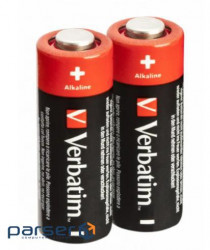Alkaline batteries Verbatim type 23AF (12V 2 pcs ) (49940)