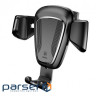 Тримач для мобільного Baseus Gravity Car Mount Black (SUYL-01)