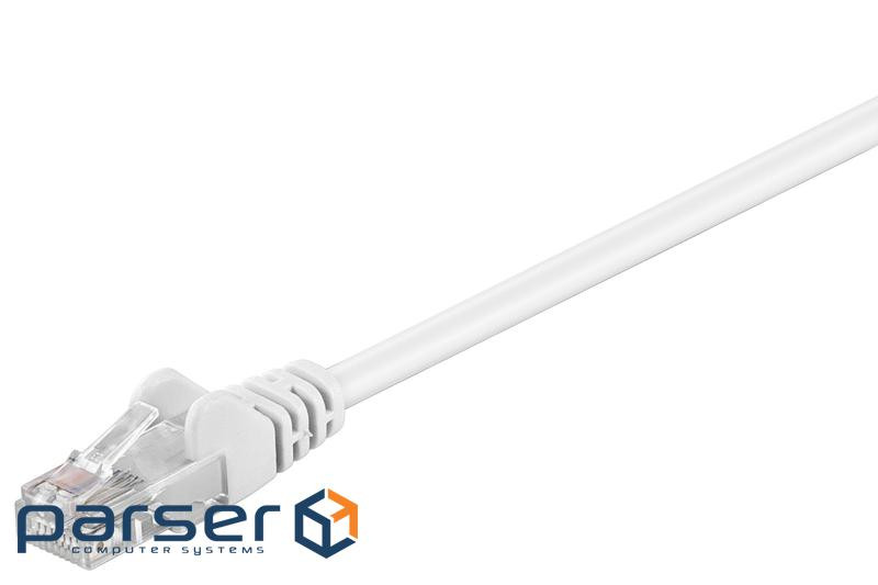 Патч-корд неекранований RJ45 UTP6 1.5m,patch AWG24 D=5.8mm Gold Protect,білий (75.09.5598-10) (75.09.5598-10)