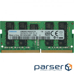 Модуль пам'яті SAMSUNG SO-DIMM DDR4 2133MHz 16GB (M474A2K43BB1-CPBQ)