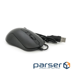 Миша провідна JEDEL CP101, 800 / 1200 / 1600DPI, кабель 1,35 м. 125x66x35 мм. 97 гр. Black. Box