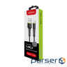 Дата кабель USB 2.0 AM to USB-C 2.0m CBFLEXT2 Black Intaleo (1283126521423)